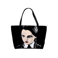 Wednesday Addams Shoulder Handbags by Valentinaart