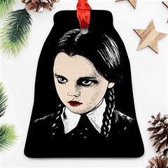 Wednesday Addams Bell Ornament (two Sides) by Valentinaart