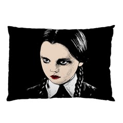 Wednesday Addams Pillow Case (two Sides) by Valentinaart