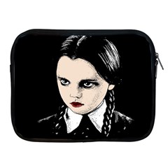 Wednesday Addams Apple Ipad 2/3/4 Zipper Cases by Valentinaart