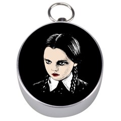 Wednesday Addams Silver Compasses by Valentinaart