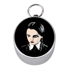 Wednesday Addams Mini Silver Compasses by Valentinaart