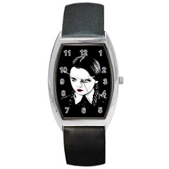 Wednesday Addams Barrel Style Metal Watch by Valentinaart