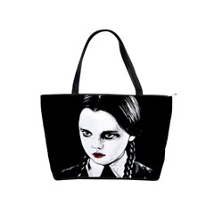 Wednesday Addams Shoulder Handbags by Valentinaart