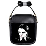 Wednesday Addams Girls Sling Bags Front