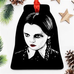 Wednesday Addams Bell Ornament (two Sides) by Valentinaart