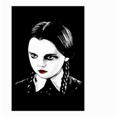 Wednesday Addams Small Garden Flag (two Sides) by Valentinaart