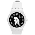 Wednesday Addams Round Plastic Sport Watch (M) Front