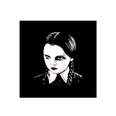 Wednesday Addams Satin Bandana Scarf by Valentinaart