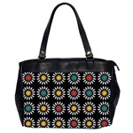 White Daisies Pattern Office Handbags (2 Sides)  Front