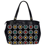 White Daisies Pattern Office Handbags (2 Sides)  Back