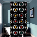 White Daisies Pattern Shower Curtain 36  x 72  (Stall)  Curtain(36 X72 ) - 33.26 x66.24  Curtain(36 X72 )