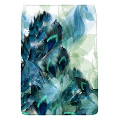 Flowers And Feathers Background Design Flap Covers (s)  by TastefulDesigns