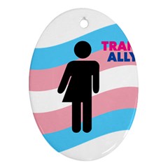 Transgender  Ornament (oval) by Valentinaart