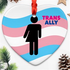 Transgender  Ornament (heart) by Valentinaart