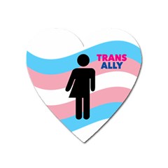 Transgender  Heart Magnet by Valentinaart