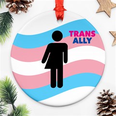 Transgender  Round Ornament (two Sides) by Valentinaart