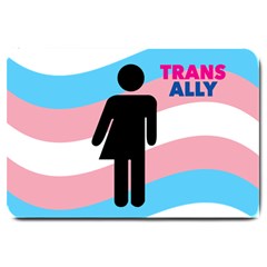 Transgender  Large Doormat  by Valentinaart