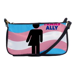 Transgender  Shoulder Clutch Bags by Valentinaart