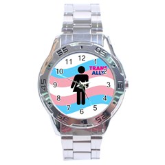 Transgender  Stainless Steel Analogue Watch by Valentinaart