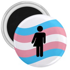 Transgender  3  Magnets by Valentinaart