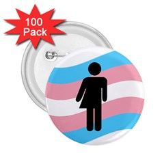 Transgender  2 25  Buttons (100 Pack)  by Valentinaart