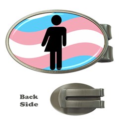 Transgender  Money Clips (oval)  by Valentinaart