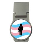 Transgender  Money Clips (Round)  Front