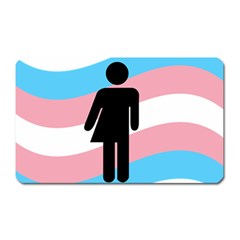 Transgender  Magnet (rectangular) by Valentinaart