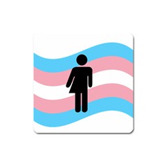 Transgender  Square Magnet by Valentinaart