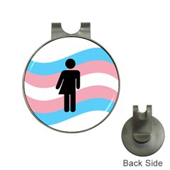 Transgender  Hat Clips With Golf Markers by Valentinaart