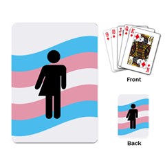 Transgender  Playing Card by Valentinaart