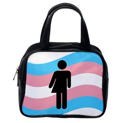 Transgender  Classic Handbags (one Side) by Valentinaart