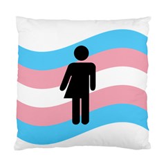 Transgender  Standard Cushion Case (one Side) by Valentinaart