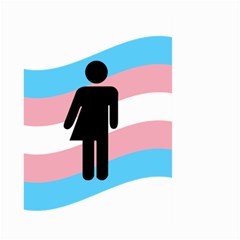 Transgender  Large Garden Flag (two Sides) by Valentinaart