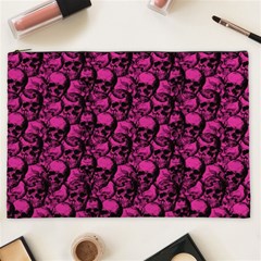 Skulls Pattern  Cosmetic Bag (xxl)  by Valentinaart