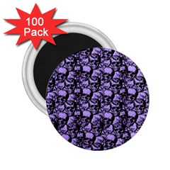 Skulls Pattern  2 25  Magnets (100 Pack)  by Valentinaart