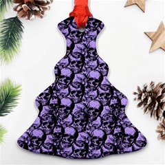 Skulls Pattern  Christmas Tree Ornament (two Sides) by Valentinaart