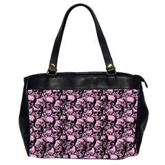 Skulls Pattern  Office Handbags (2 Sides)  by Valentinaart