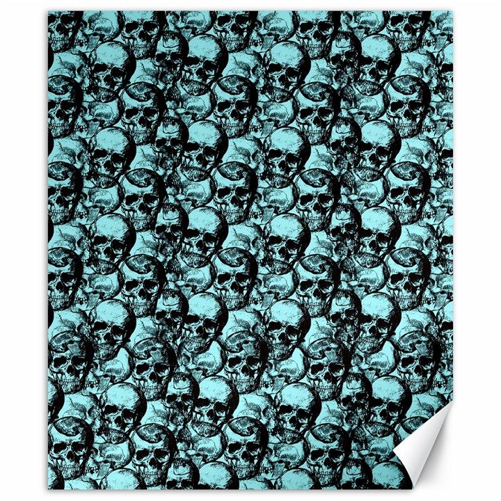 Skulls pattern  Canvas 20  x 24  