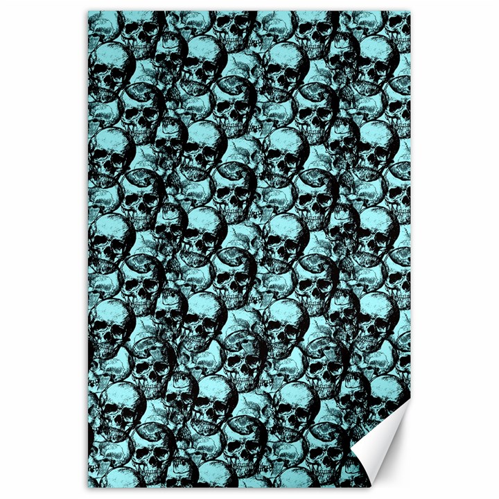 Skulls pattern  Canvas 20  x 30  