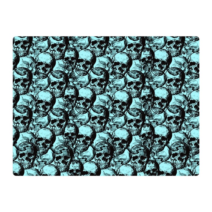 Skulls pattern  Double Sided Flano Blanket (Mini) 