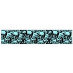 Skulls pattern  Flano Scarf (Small) Back