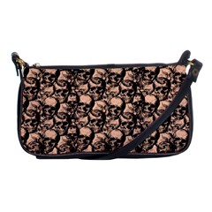 Skulls Pattern  Shoulder Clutch Bags by Valentinaart