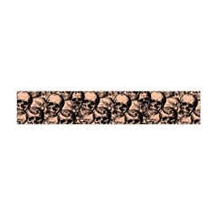 Skulls Pattern  Flano Scarf (mini) by Valentinaart