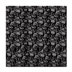 Skulls Pattern  Tile Coasters by Valentinaart