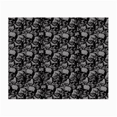 Skulls Pattern  Small Glasses Cloth (2-side) by Valentinaart