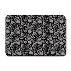 Skulls Pattern  Small Doormat  by Valentinaart