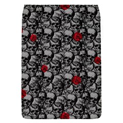 Skulls And Roses Pattern  Flap Covers (s)  by Valentinaart