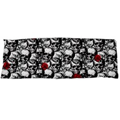 Skulls And Roses Pattern  Body Pillow Case (dakimakura) by Valentinaart